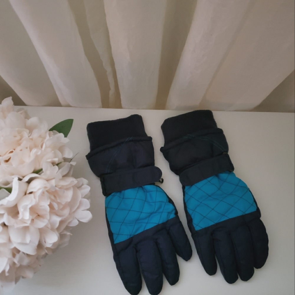 Women's Blue Snow Gloves ❄